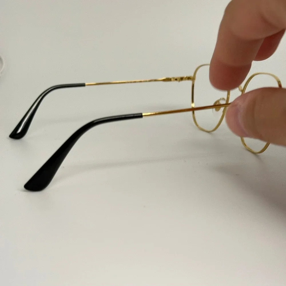 Vogue VO 4178 280 Gold Metal Geometric Eyeglass Frames 50-18-135 Mens Womens